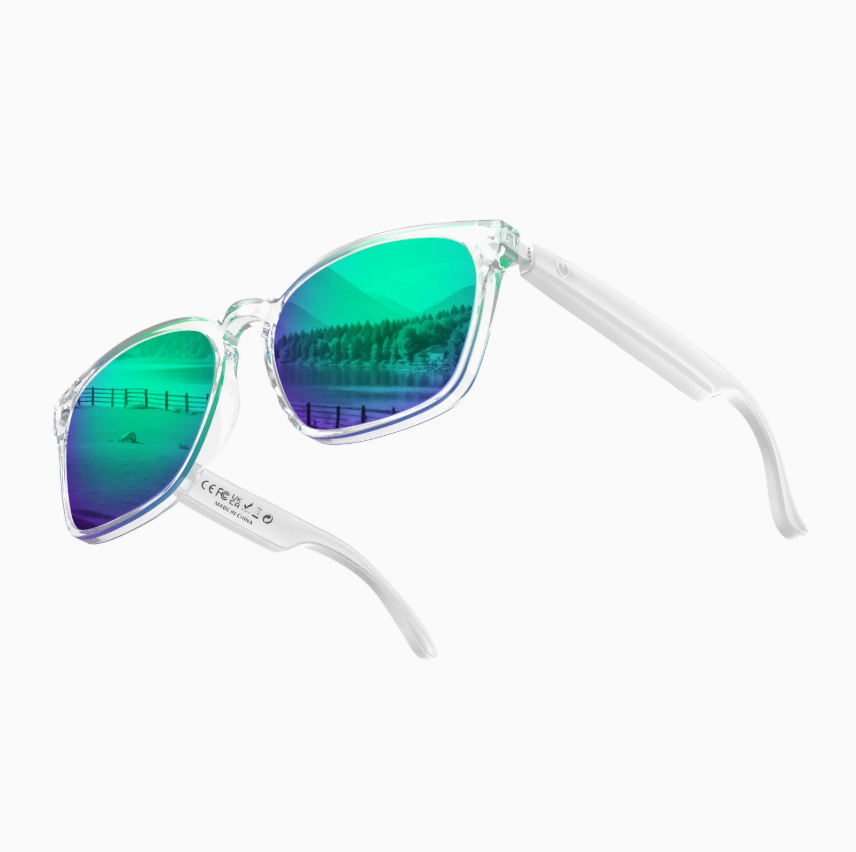 A10 Gpt Ai Smart Glasses for Cyclists with Polarized Lenses