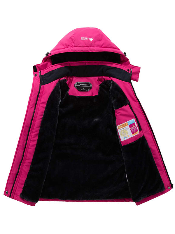 Women's waterproof winter warm ski jacket