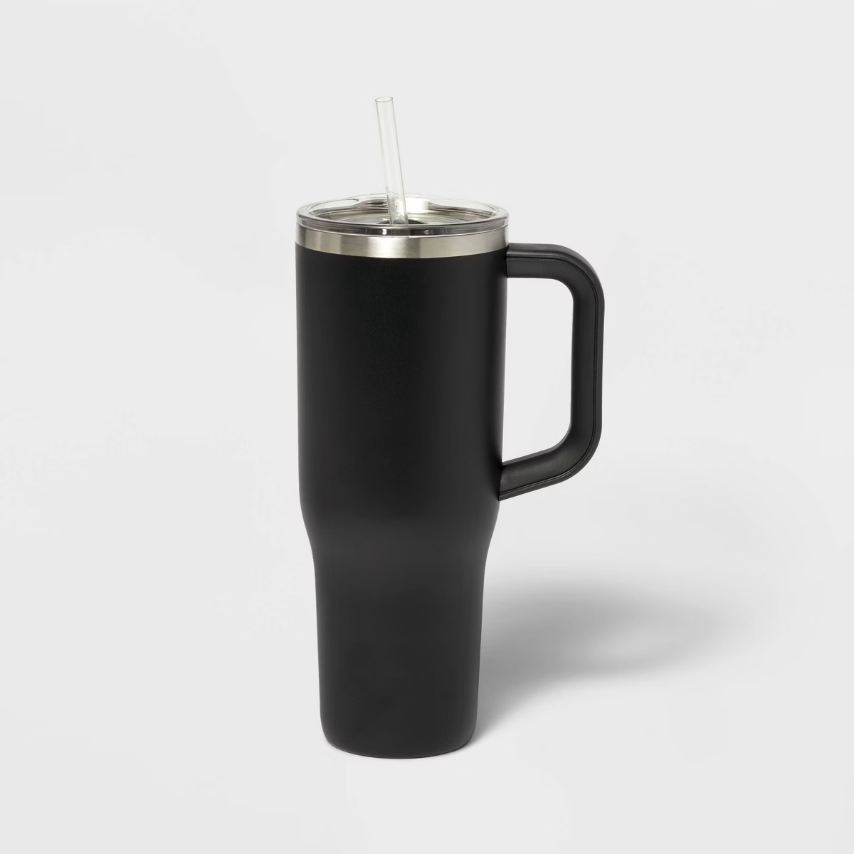 Stainless Steel Tumbler with Straw