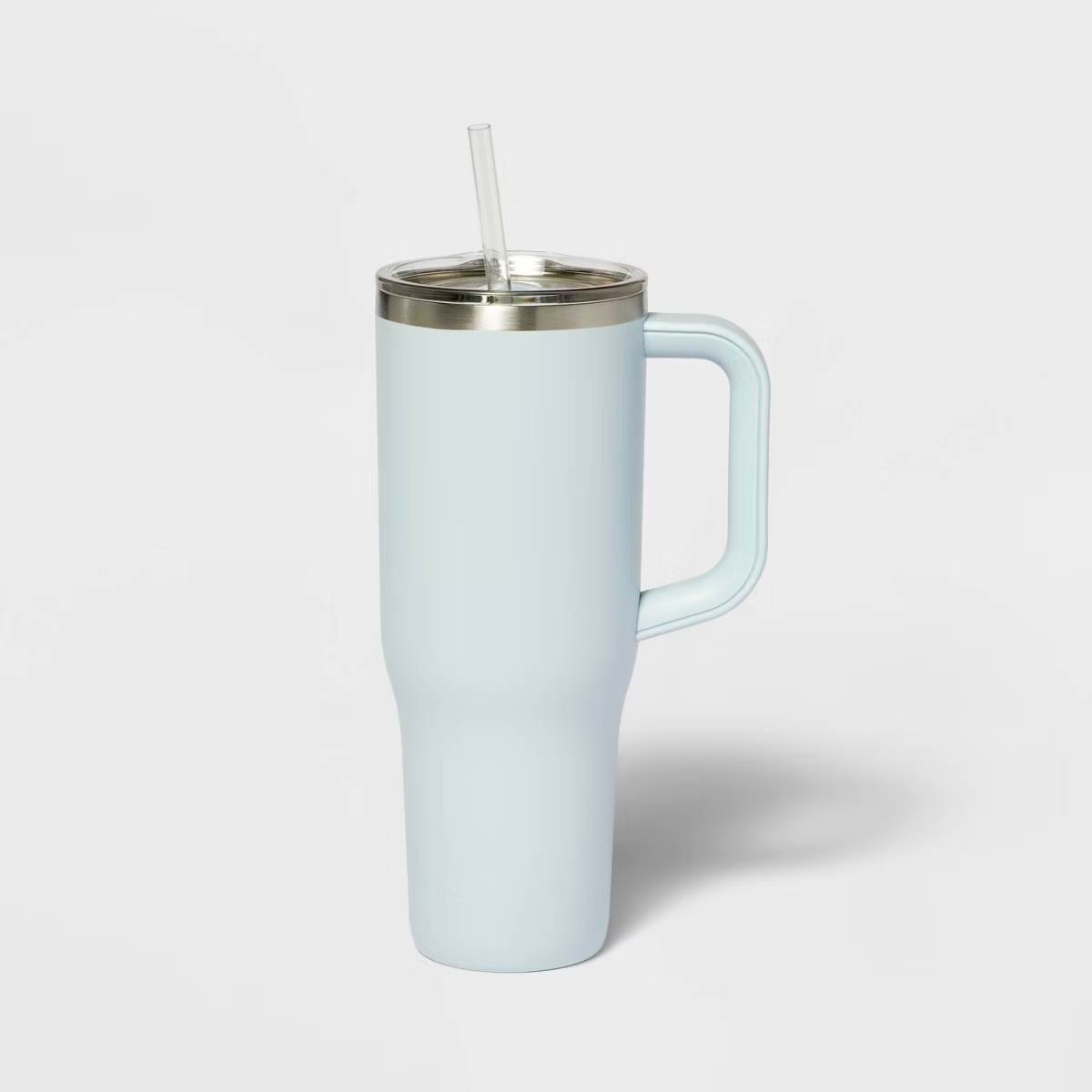 Stainless Steel Tumbler with Straw