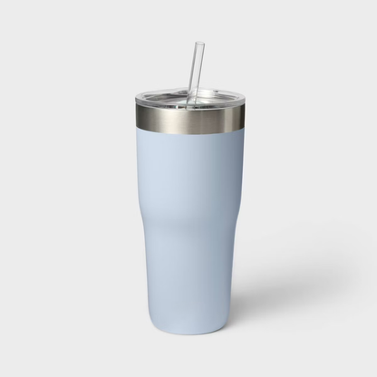 Stainless Steel Tumbler with Straw