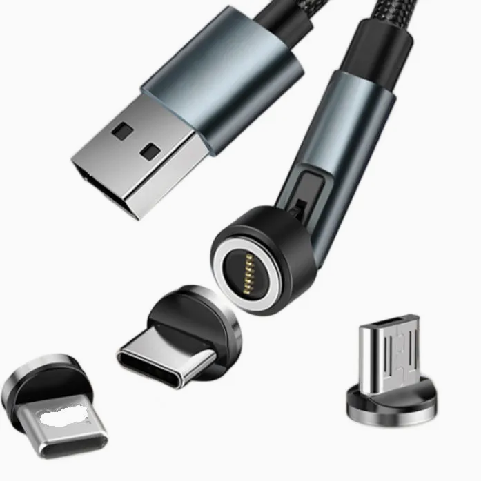 Magnetic Trio Charger Cable for All Phones