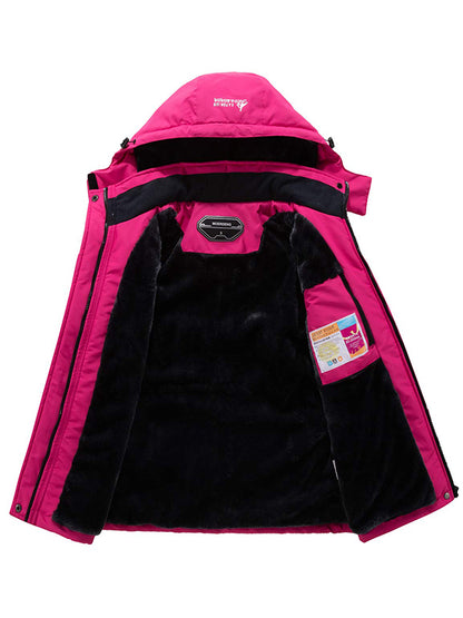 Women's waterproof winter warm ski jacket