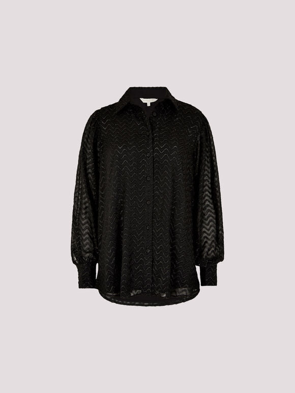Jacquard Chevron Shimmer Shirt