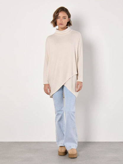 Soft Touch Wrap Tunic Top