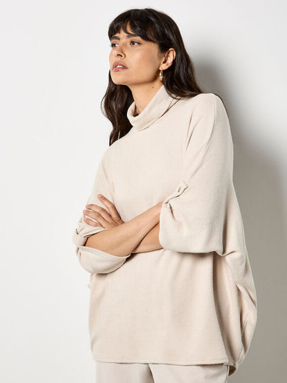 Soft Touch Roll Neck Top