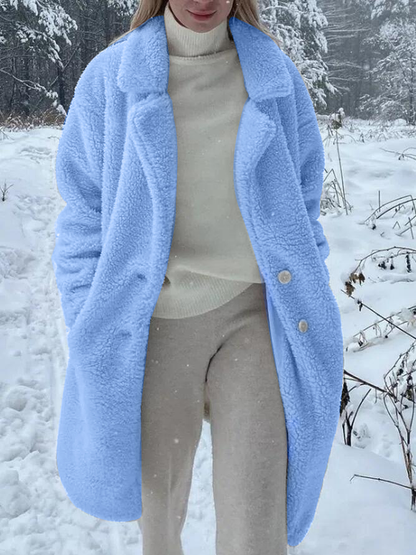 Shawl Collar Casual Cotton Coat Jacket