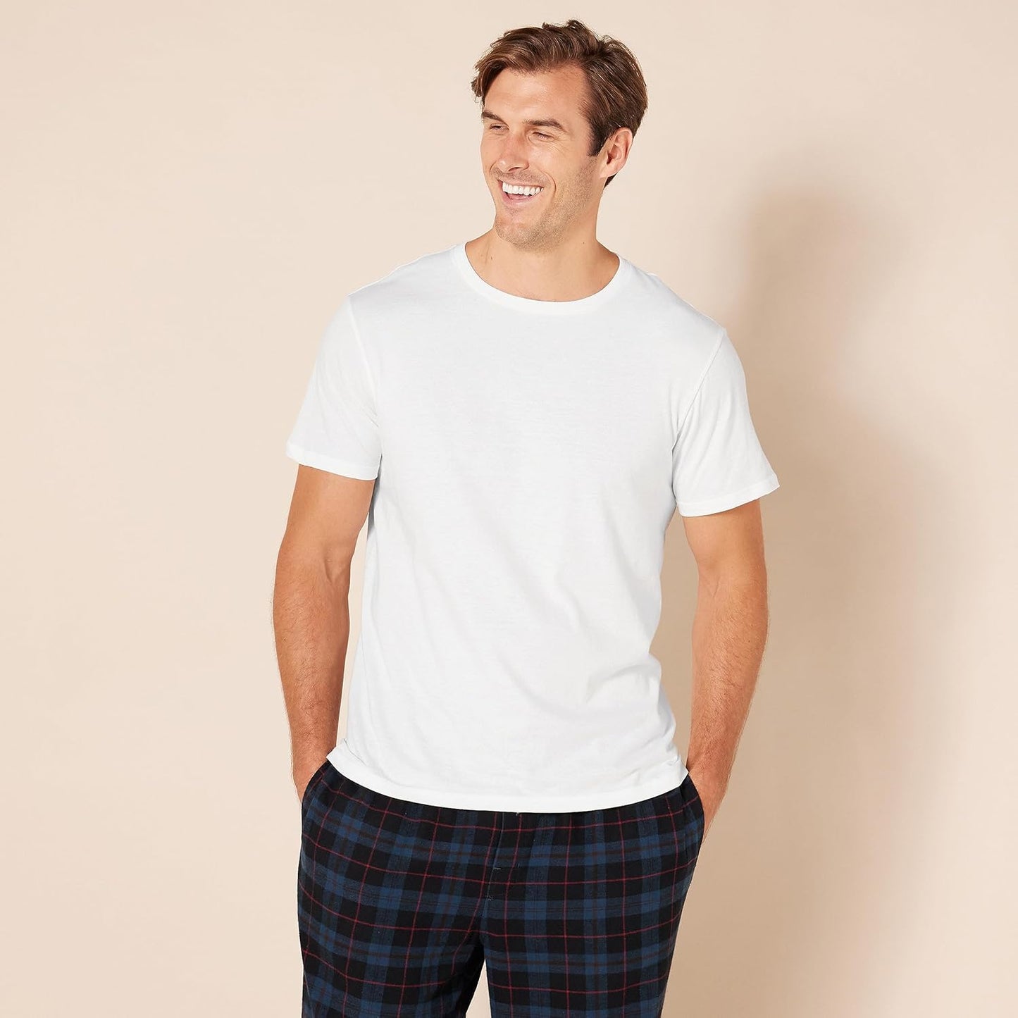 Men's Crew Neck T-Shirts. Pack of 6. Versatile Basics.