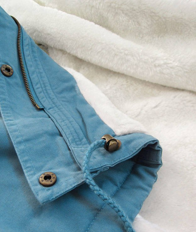 WOMEN'S WINTER PARKA BLUE